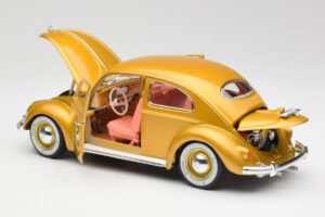 Volkswagen Beetle Guld Bburago 1:18 3361 Metall — bild 5 av 8