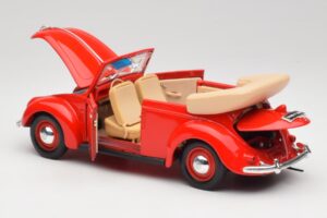 Volkswagen Cabriolet Ruby Röd Maisto 1:18 32826 Metall — bild 5 av 8