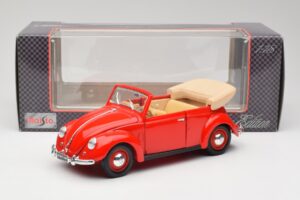 Volkswagen Cabriolet Ruby Röd Maisto 1:18 32826 Metall — bild 8 av 8