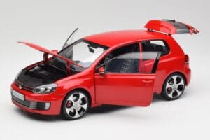 Volkswagen Golf Mk6 GTI Tornado Röd Norev 1:18 5K3099302Y3D Metall — bild 2 av 8