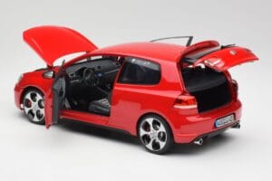 Volkswagen Golf Mk6 GTI Tornado Röd Norev 1:18 5K3099302Y3D Metall — bild 5 av 8
