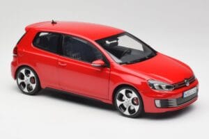 Volkswagen Golf Mk6 GTI Tornado Röd Norev 1:18 5K3099302Y3D Metall — bild 6 av 8