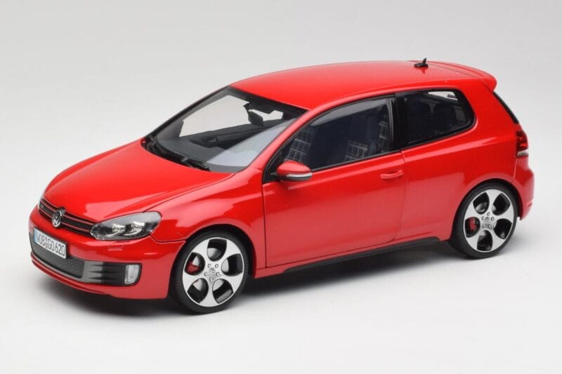 Volkswagen Golf Mk6 GTI Tornado Röd Norev 1:18 5K3099302Y3D Metall