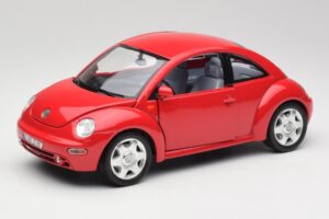 Volkswagen New Beetle Röd Bburago 1:18 3342 Metall