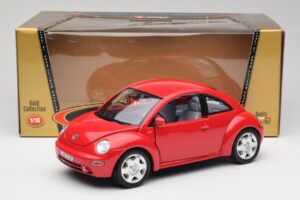Volkswagen New Beetle Röd Bburago 1:18 3342 Metall — bild 8 av 8