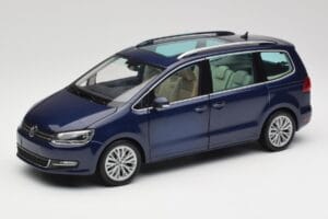 Volkswagen Sharan 7N Shadow Blå Metallic Minichamps 1:18 110051100 Metall