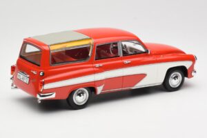Wartburg 311 Camping Deluxe Röd Vit BoS Models 1:18 BOS037 Resin — bild 2 av 6