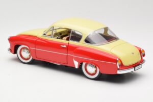 Wartburg 311 Coupe Röd & Beige Revell 1:18 8418 Metall — bild 7 av 8