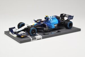 Williams Racing Mercedes FW43B #6 N. Latifi Belgian GP 2021 Minichamps 1:18 117211306 Metall — bild 2 av 6