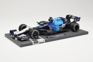 Williams Racing Mercedes FW43B #63 G. Russell Saudi Arabian GP 2021 Minichamps 1:18 117212263 Metall — bild 2 av 6