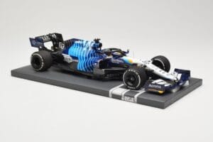 Williams Racing Mercedes FW43B #63 G. Russell Saudi Arabian GP 2021 Minichamps 1:18 117212263 Metall — bild 4 av 6