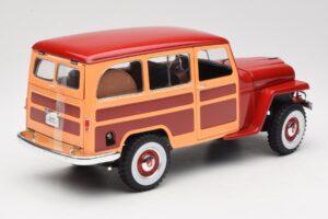 Willys Jeep Station Wagon Röd Road Signature 1:18 92858 Metall — bild 3 av 8