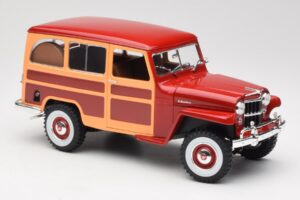 Willys Jeep Station Wagon Röd Road Signature 1:18 92858 Metall — bild 6 av 8