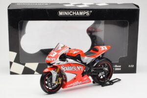 Yamaha YZR-M1 Gauloises Fortuna Yamaha #7 C. Checa MotoGP 2004 Minichamps 1:12 122043007 Metall — bild 6 av 6
