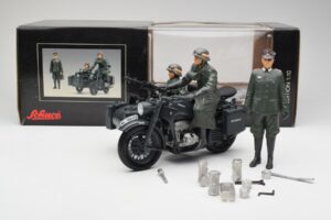 Zundapp KS 750 Sidvagn Walkure Schuco 1:10 450651900 Metall — bild 7 av 7