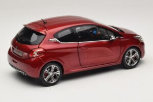 Peugeot 208 GTI Rubis Red Norev 1:18 184700 Metall — bild 3 av 8