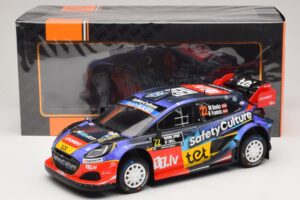 Ford Puma Rally1 #22 M. Sesks / R. Francis Rally Sweden 2025 IXO 1:18 18RMC240 Metall — bild 6 av 6