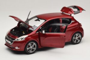 Peugeot 208 GTI Rubis Red Norev 1:18 184700 Metall — bild 2 av 8