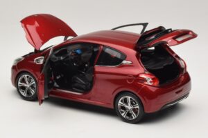 Peugeot 208 GTI Rubis Red Norev 1:18 184700 Metall — bild 5 av 8