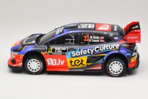 Ford Puma Rally1 #22 M. Sesks / R. Francis Rally Sweden 2025 IXO 1:18 18RMC240 Metall — bild 3 av 6