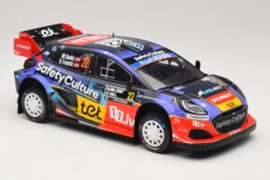 Ford Puma Rally1 #22 M. Sesks / R. Francis Rally Sweden 2025 IXO 1:18 18RMC240 Metall — bild 4 av 6