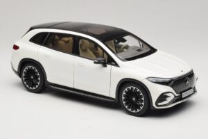 Mercedes EQS SUV X296 Manufaktur Diamond White NZG 1:18 B66960590 Metall — bild 6 av 8