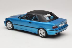 BMW 3 Series E36 Cabriolet Blå Metallic MCG 1:18 MCG18319 Metall — bild 6 av 7