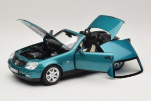 Mercedes SLK R170 Vivianite Green Norev 1:18 183021 Metall — bild 2 av 10