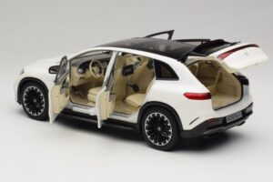 Mercedes EQS SUV X296 Manufaktur Diamond White NZG 1:18 B66960590 Metall — bild 5 av 8