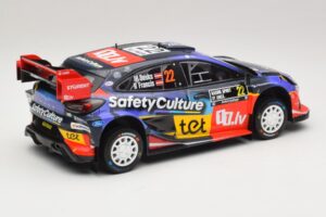 Ford Puma Rally1 #22 M. Sesks / R. Francis Rally Sweden 2025 IXO 1:18 18RMC240 Metall — bild 2 av 6