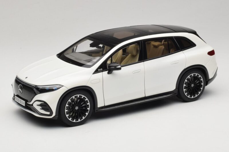 Mercedes EQS SUV X296 Manufaktur Diamond White NZG 1:18 B66960590 Metall