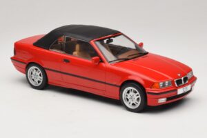 BMW 3 Series E36 Cabriolet Röd MCG 1:18 MCG18317 Metall — bild 5 av 7