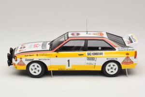 Audi Quattro #1 W. Rohrl / C. Geistdorfer Rally Monte Carlo Winner 1984 Minichamps 1:18 A5-5894 Metall — bild 3 av 6