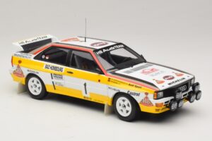 Audi Quattro #1 W. Rohrl / C. Geistdorfer Rally Monte Carlo Winner 1984 Minichamps 1:18 A5-5894 Metall — bild 4 av 6