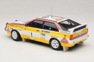 Audi Quattro #1 W. Rohrl / C. Geistdorfer Rally Monte Carlo Winner 1984 Minichamps 1:18 A5-5894 Metall — bild 5 av 6