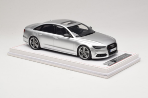 Audi S6 C7 Florett Silver Metallic IVY Merit 1:18 REMC038 Resin — bild 4 av 7