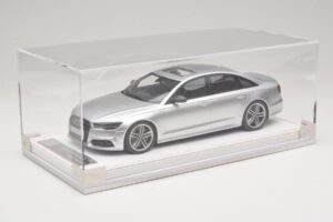 Audi S6 C7 Florett Silver Metallic IVY Merit 1:18 REMC038 Resin — bild 6 av 7
