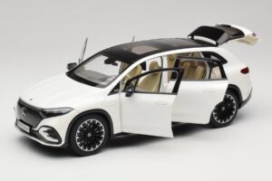 Mercedes EQS SUV X296 Manufaktur Diamond White NZG 1:18 B66960590 Metall — bild 2 av 8
