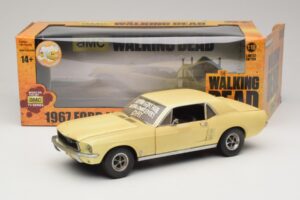 Ford Mustang Coupe Gul The Walking Dead Greenlight 1:18 12958 Metall — bild 8 av 8