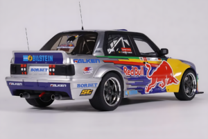 BMW E30 V8 #229 E. Hountondji Red Bull Driftbrothers Drift 2023 Blå Otto 1:18 OT486 Resin — bild 2 av 5