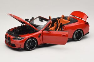 BMW M4 G83 Cabriolet Red Metallic Minichamps 1:18 110021030 Metall — bild 2 av 8