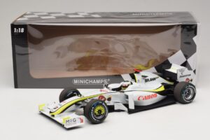 Brawn GP BGP001 #22 J. Button Singapore GP 2009 Minichamps 1:18 180090222 Resin — bild 7 av 7