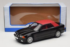 BMW 3 Series E36 Cabriolet Svart MCG 1:18 MCG18318 Metall — bild 7 av 7