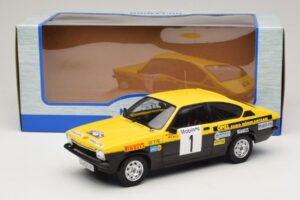 Opel Kadett C GT/E #1 W. Rohrl / H. Menne Westfalen Lippe Rally 1977 MCG 1:18 MCG18651R Metall — bild 6 av 6