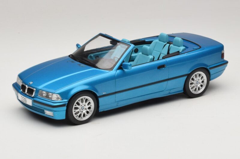 BMW 3 Series E36 Cabriolet Blå Metallic MCG 1:18 MCG18319 Metall