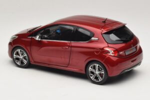 Peugeot 208 GTI Rubis Red Norev 1:18 184700 Metall — bild 7 av 8