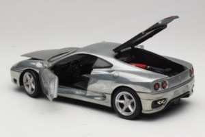 Ferrari 360 Modena Krom Silver Hot Wheels 1:18 27774 Metall — bild 5 av 8