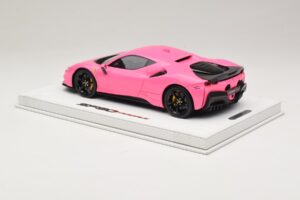 Ferrari SF90 Pack Fiorano Glansig Qatar Pink BBR 1:18 RACELINE137 Resin — bild 5 av 7