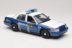 Ford Crown Victoria Police Interceptor The Walking Dead Greenlight 1:18 12957 Metall — bild 4 av 6