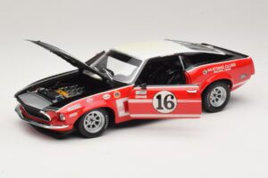 Ford Mustang Boss 302 #16 Bud Moore Engineering G. Follmer Trans-Am 1969 OEM 1:18 FORD006 Metall — bild 2 av 8
